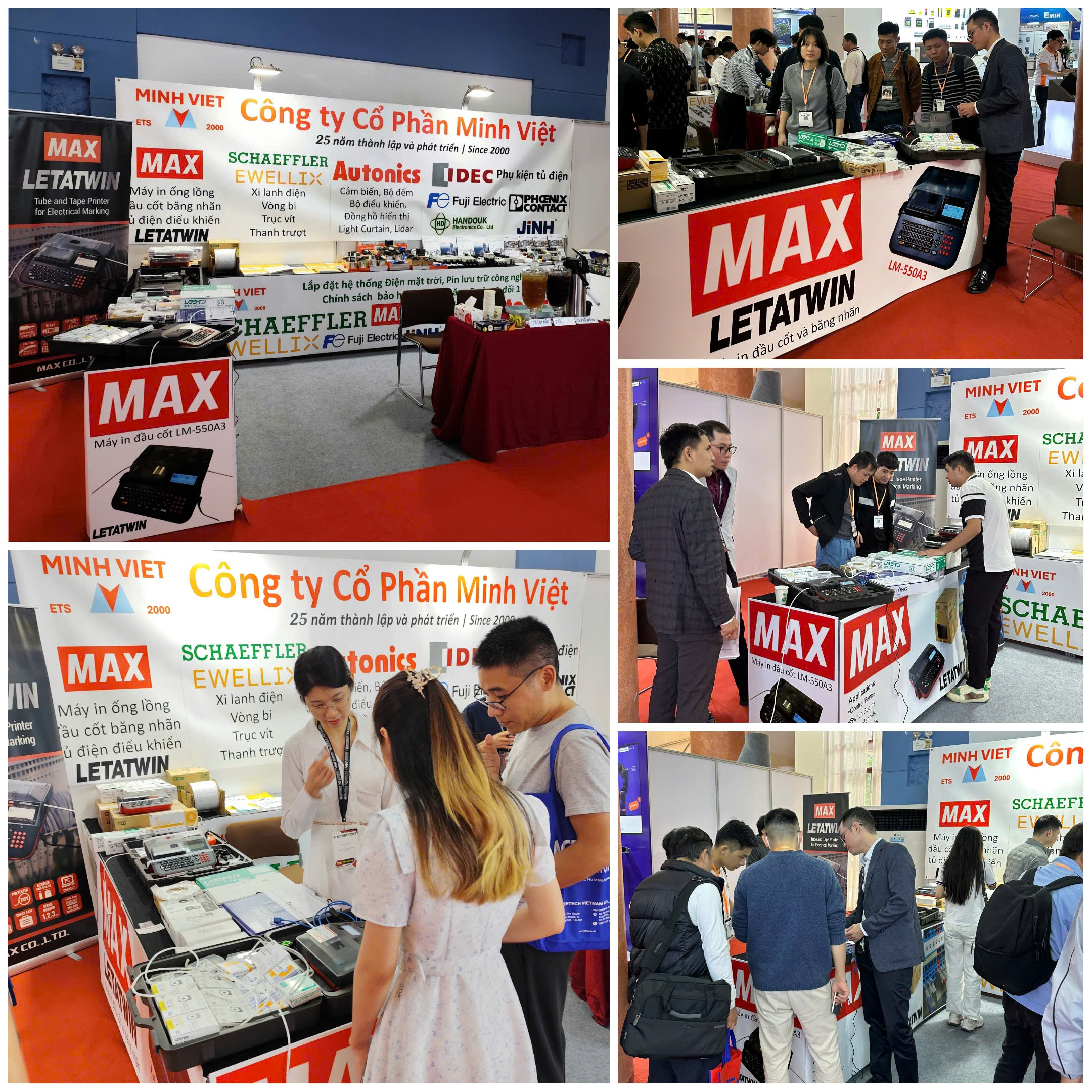 Phụ kiện máy in đầu cốt LM-550A, LM-550E, LM-390 17 TRiển lãm máy in MAX VIMF 2025