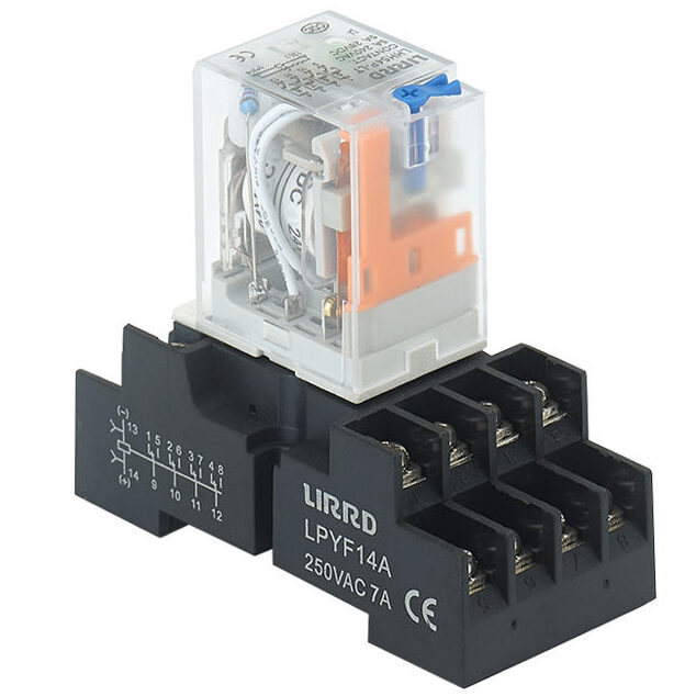 Đế Rơ le LHH54P-LT 14 chân Lizzd